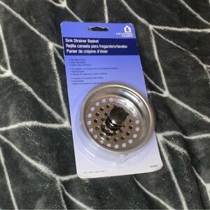 Sink Strainer Basket Silver new (rust resistant)